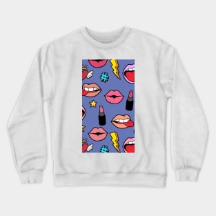 Makeup Sticker Crewneck Sweatshirt